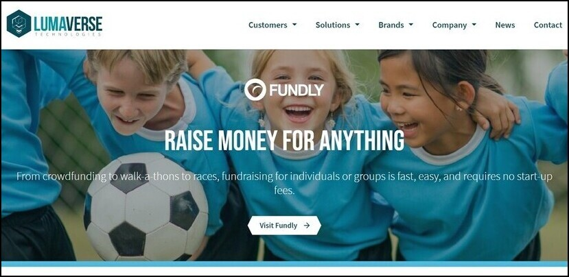 Here's a look at Lumaverse's peer-to-peer fundraising platform.