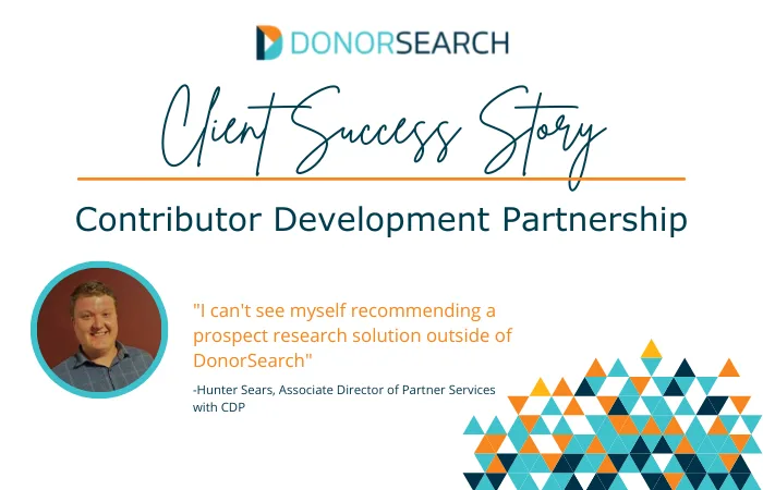 Client success story with profile picture of Hunter Sears