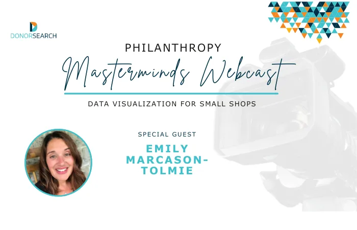 Video camera in the background with a profile picture of Emily Marcason-Tolmie