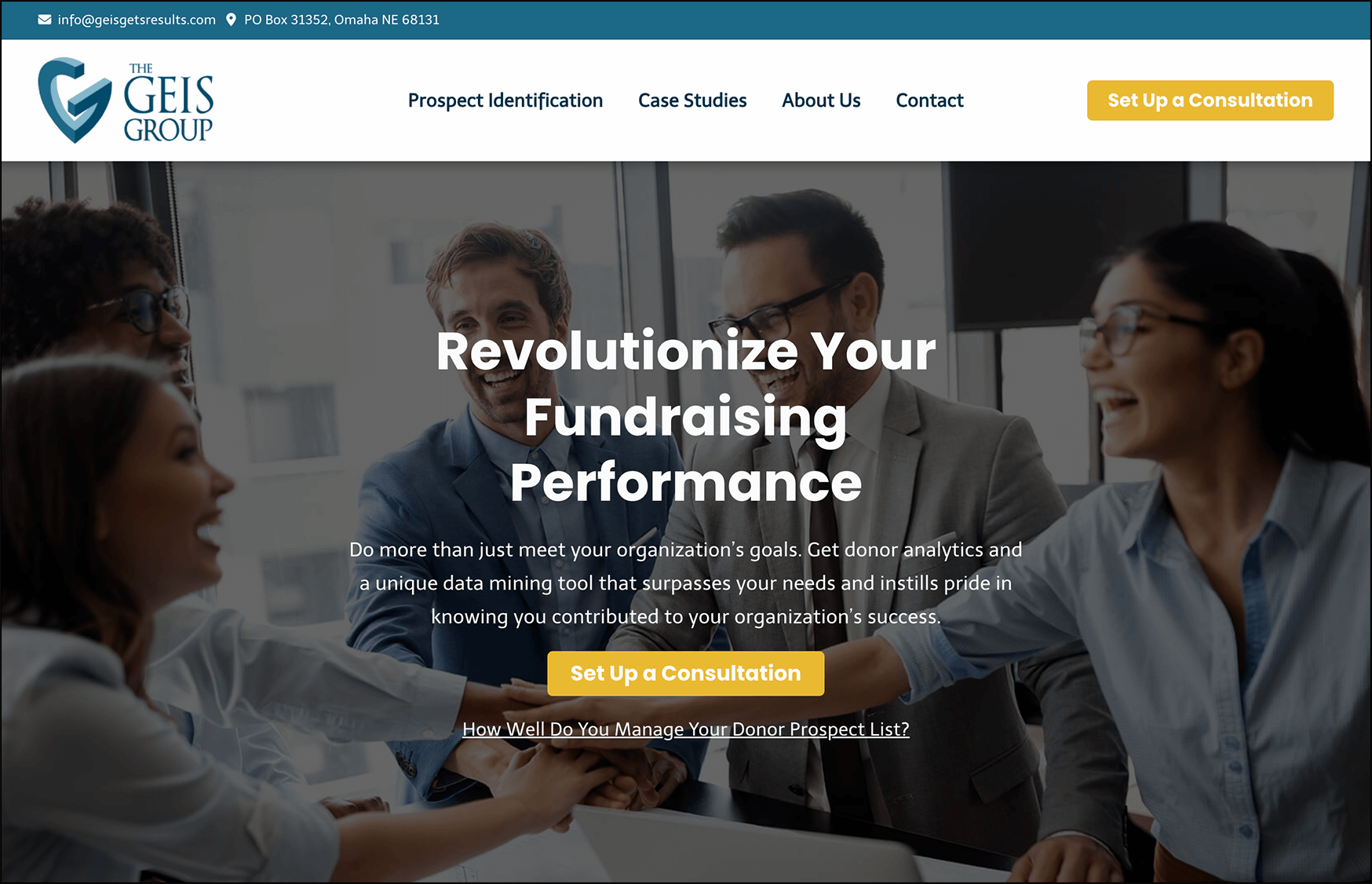 The Geis Group is a top fundraising consulting firm. 
